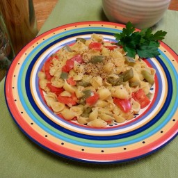 Red lentil & capsicum conchigliette