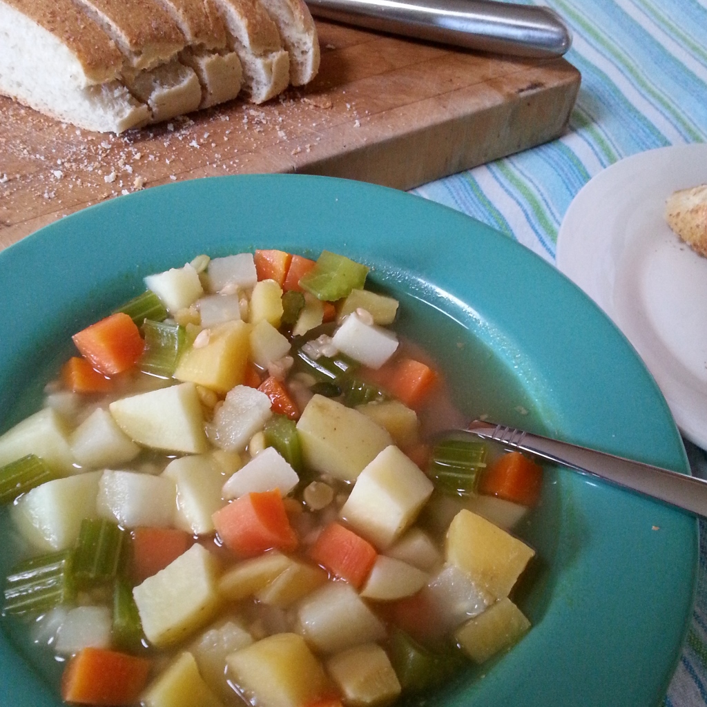 Hearty vegetable soup