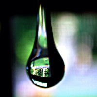 Image of a water droplet